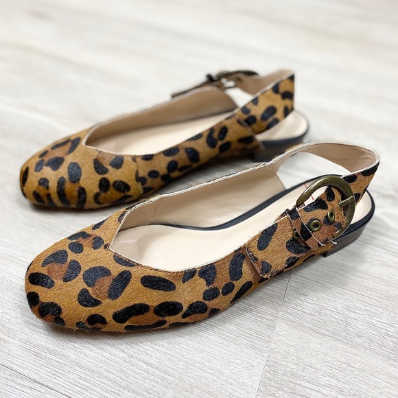 Sole Society Shoes - Sole Society Leopard Animal Print Topanga Flats 8